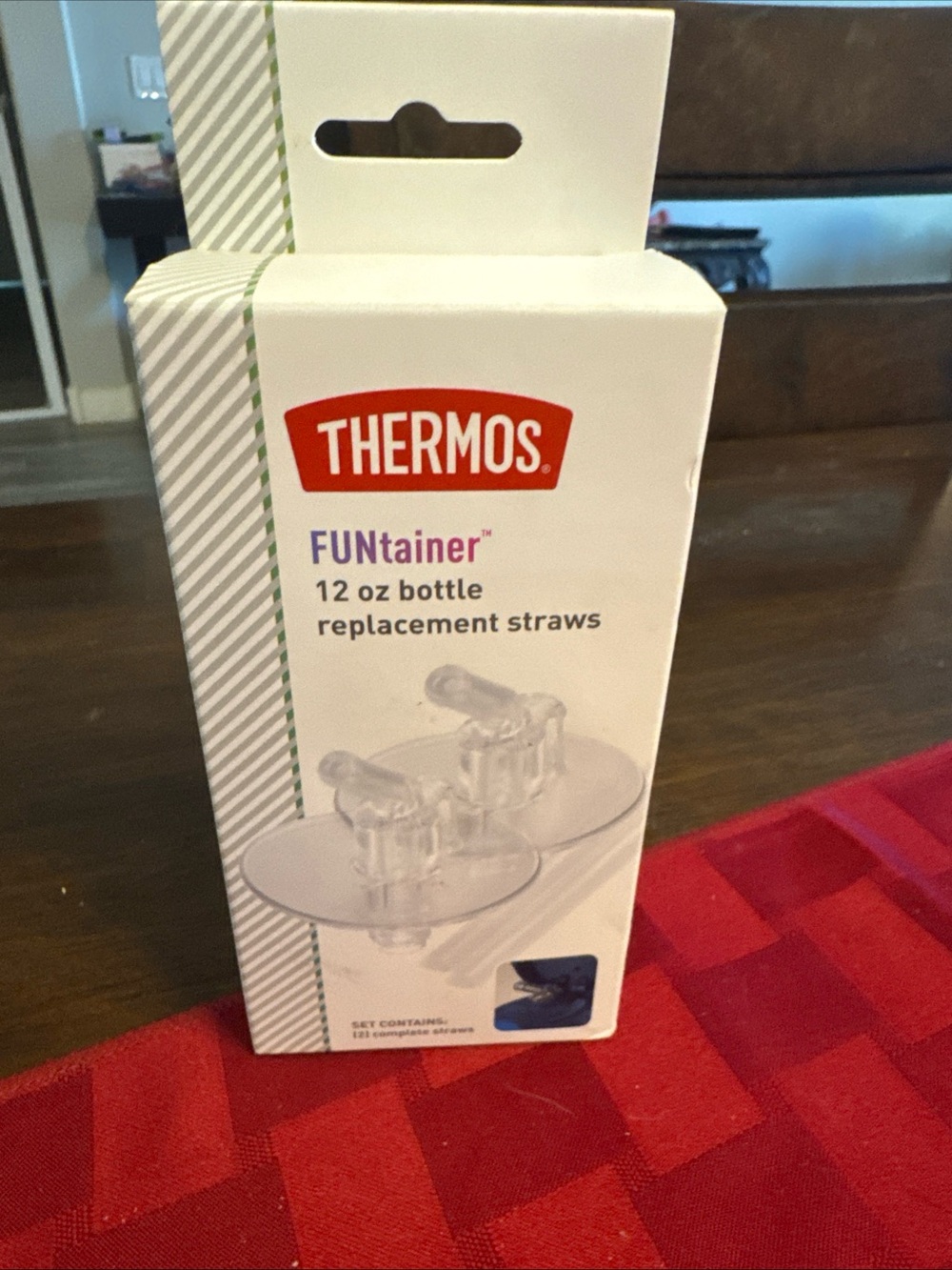 Thermos FUNtainer 12 oz Replacement Straws - Clear
